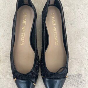 Stuart Wietzman Women's cap toe ballet flat